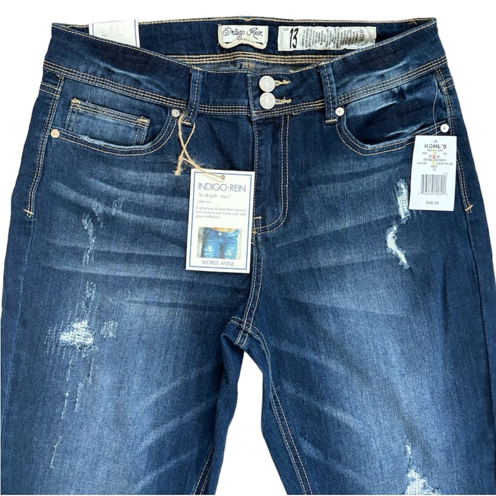 Indigo Rein | Midrise Ankle Jeans